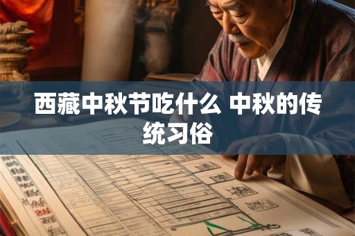 西藏中秋节吃什么 中秋的传统习俗