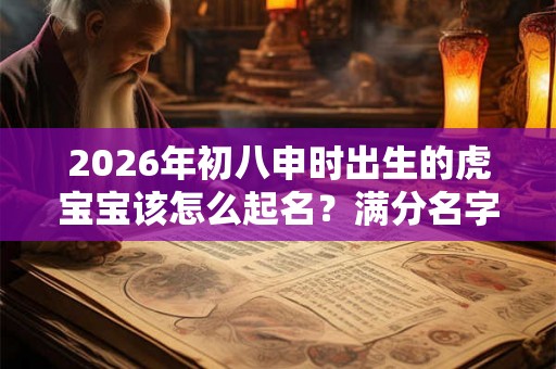 2026年初八申时出生的虎宝宝该怎么起名？满分名字推荐