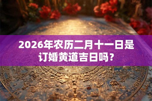 2026年农历二月十一日是订婚黄道吉日吗？