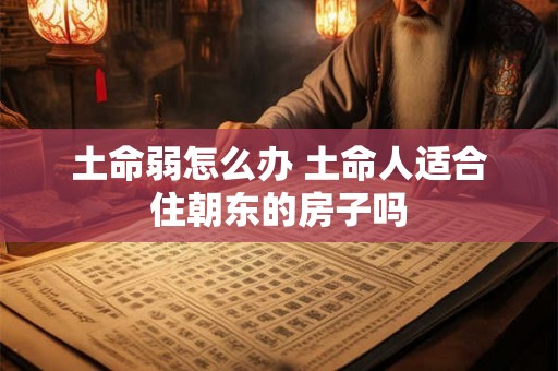 土命弱怎么办 土命人适合住朝东的房子吗