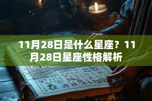 11月28日是什么星座?11月28日星座性格解析 11月28日是什么星座?11月28日星座性格解析