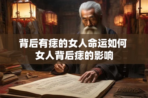 背后有痣的女人命运如何 女人背后痣的影响