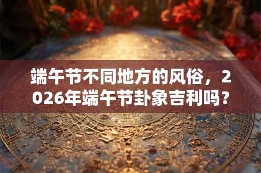 端午节不同地方的风俗，2026年端午节卦象吉利吗？