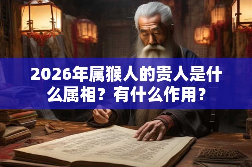 2026年属猴人的贵人是什么属相？有什么作用？