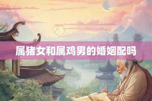 属猪女和属鸡男的婚姻配吗