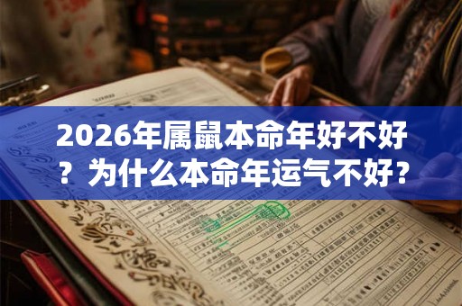 2026年属鼠本命年好不好?为什么本命年运气不好? 2026年属鼠本命年好不好?为什么本命年运气不好?