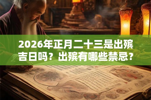2026年正月二十三是出殡吉日吗？出殡有哪些禁忌？