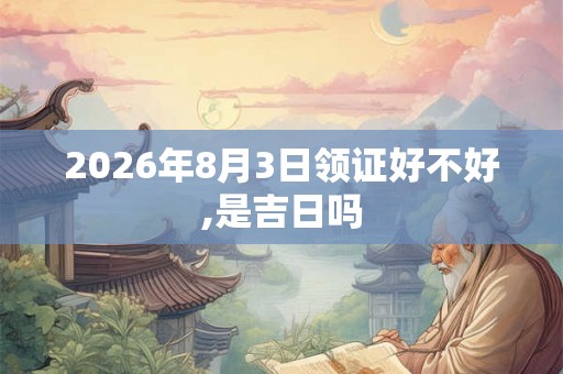 2026年8月3日领证好不好,是吉日吗 2026年8月3日领证好不好,是吉日吗