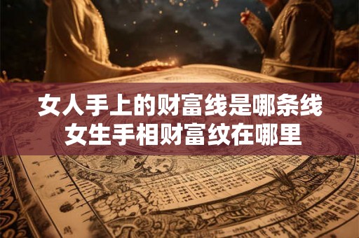 女人手上的财富线是哪条线 女生手相财富纹在哪里