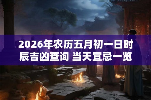 2026年农历五月初一日时辰吉凶查询 当天宜忌一览表 2026年农历五月初一日时辰吉凶查询 当天宜忌一览表