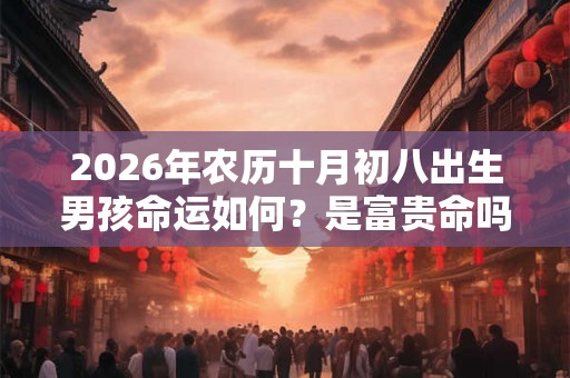 2026年农历十月初八出生男孩命运如何？是富贵命吗？