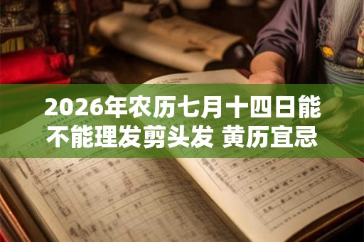 2026年农历七月十四日能不能理发剪头发 黄历宜忌查询