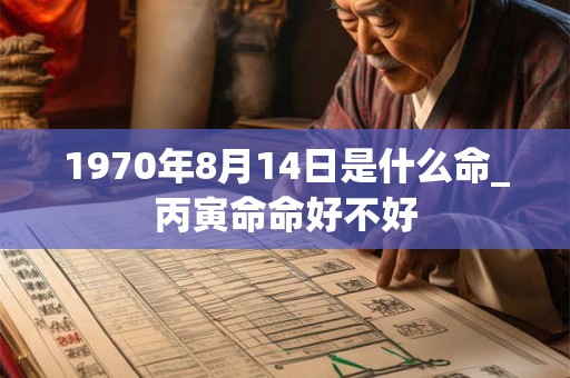 1970年8月14日是什么命_丙寅命命好不好