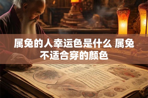 属兔的人幸运色是什么 属兔不适合穿的颜色 属兔的人幸运色是什么 属兔不适合穿的颜色