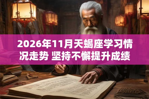 2026年11月天蝎座学习情况走势 坚持不懈提升成绩 2026年11月天蝎座学习情况走势 坚持不懈提升成绩
