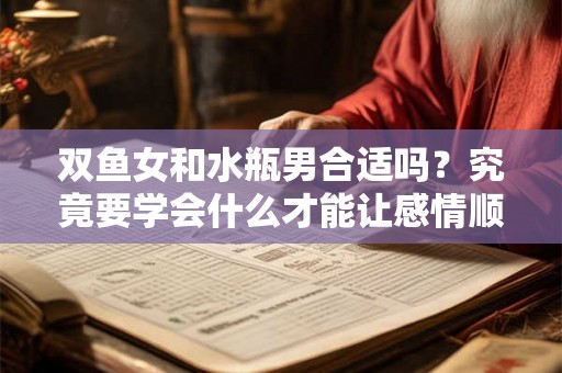 双鱼女和水瓶男合适吗?究竟要学会什么才能让感情顺利? 双鱼女和水瓶男合适吗?究竟要学会什么才能让感情顺利?