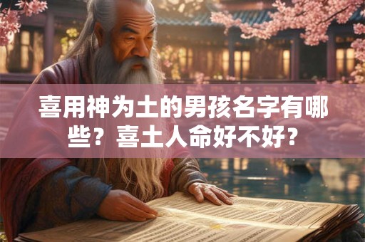 喜用神为土的男孩名字有哪些？喜土人命好不好？