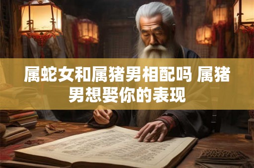 属蛇女和属猪男相配吗 属猪男想娶你的表现