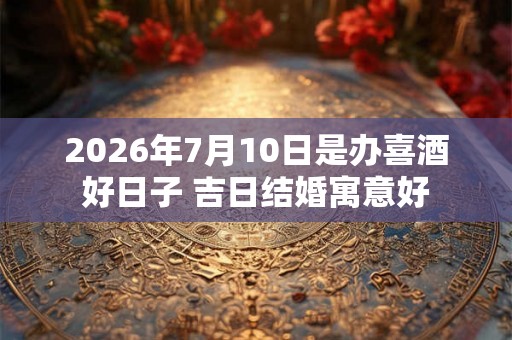 2026年7月10日是办喜酒好日子 吉日结婚寓意好
