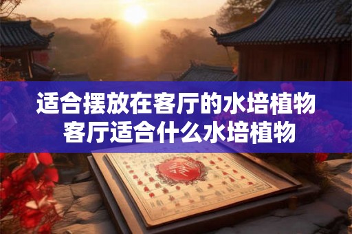 适合摆放在客厅的水培植物 客厅适合什么水培植物