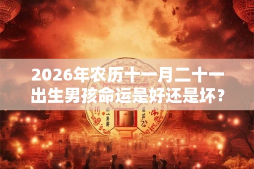 2026年农历十一月二十一出生男孩命运是好还是坏？