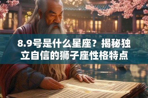 8.9号是什么星座?揭秘独立自信的狮子座性格特点 8.9号是什么星座?揭秘独立自信的狮子座性格特点