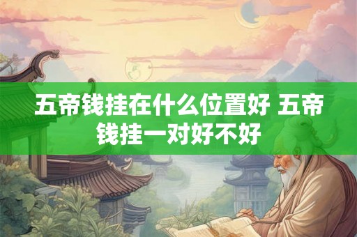 五帝钱挂在什么位置好 五帝钱挂一对好不好