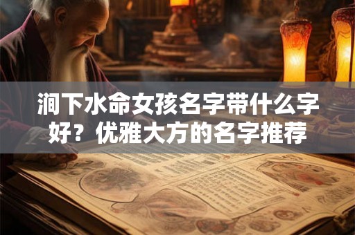 涧下水命女孩名字带什么字好？优雅大方的名字推荐