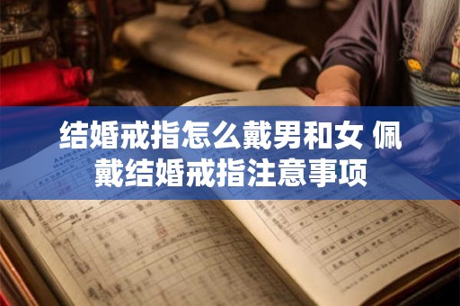 结婚戒指怎么戴男和女 佩戴结婚戒指注意事项 结婚戒指怎么戴男和女 佩戴结婚戒指注意事项