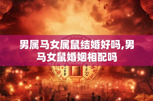 男属马女属鼠结婚好吗,男马女鼠婚姻相配吗 男属马女属鼠结婚好吗,男马女鼠婚姻相配吗