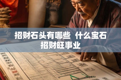 招财石头有哪些  什么宝石招财旺事业