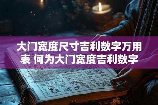 大门宽度尺寸吉利数字万用表 何为大门宽度吉利数字尺寸