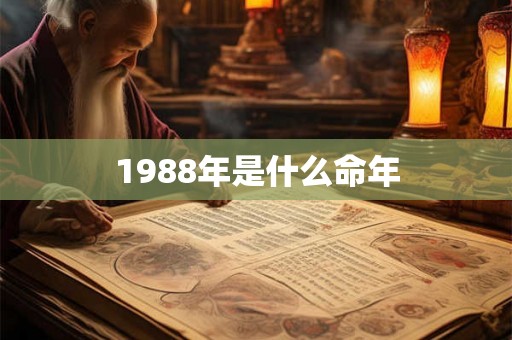 1988年是什么命年