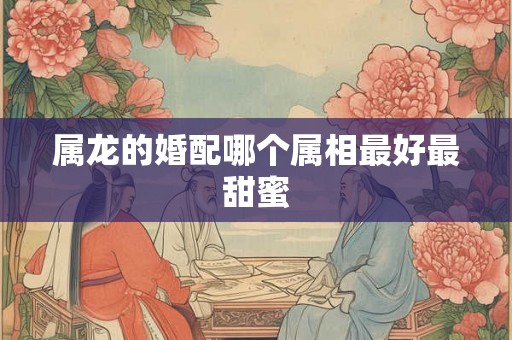 属龙的婚配哪个属相最好最甜蜜