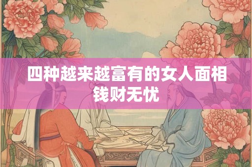 四种越来越富有的女人面相钱财无忧