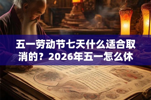 五一劳动节七天什么适合取消的？2026年五一怎么休假？