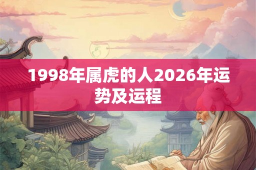 1998年属虎的人2026年运势及运程