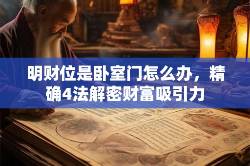 明财位是卧室门怎么办，精确4法解密财富吸引力
