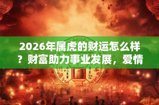 2026年属虎的财运怎么样？财富助力事业发展，爱情桃花盛开