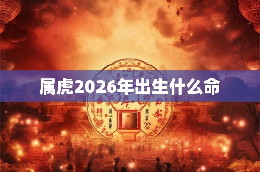属虎2026年出生什么命