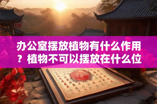 办公室摆放植物有什么作用？植物不可以摆放在什么位置？