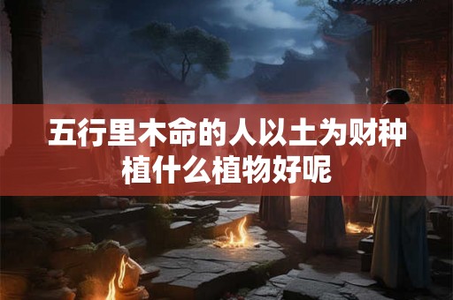 五行里木命的人以土为财种植什么植物好呢 五行里木命的人以土为财种植什么植物好呢