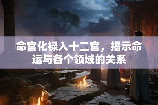 命宫化禄入十二宫,揭示命运与各个领域的关系 命宫化禄入十二宫,揭示命运与各个领域的关系