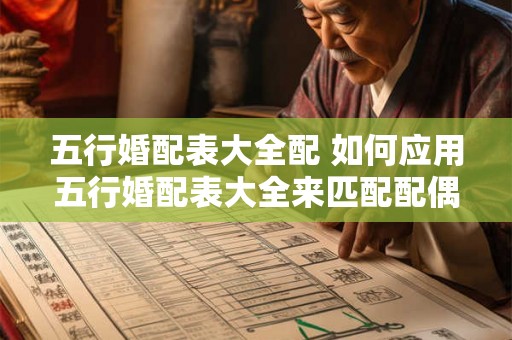 五行婚配表大全配 如何应用五行婚配表大全来匹配配偶