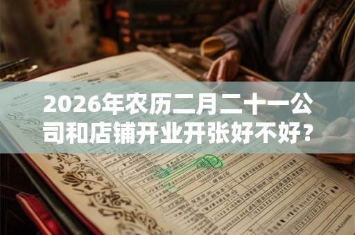 2026年农历二月二十一公司和店铺开业开张好不好？开业风水介绍