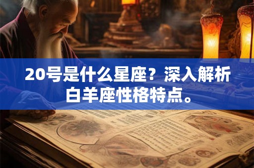 20号是什么星座？深入解析白羊座性格特点。