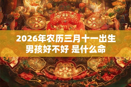 2026年农历三月十一出生男孩好不好 是什么命