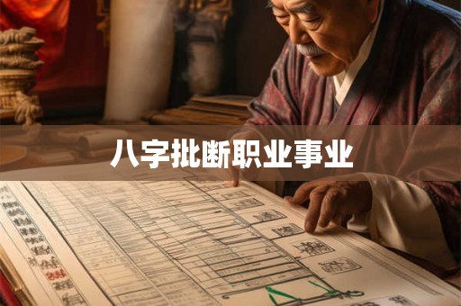 八字批断职业事业
