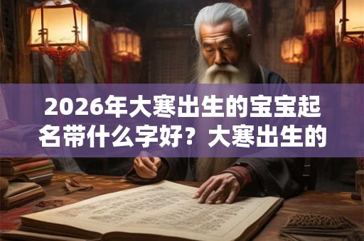 2026年大寒出生的宝宝起名带什么字好？大寒出生的宝宝属什么？