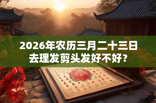 2026年农历三月二十三日去理发剪头发好不好？
